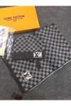 Louis Vuitton, Unisex Scarf Hat Set, Grey