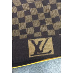 Louis Vuitton, Unisex Scarf Hat Set, Brown