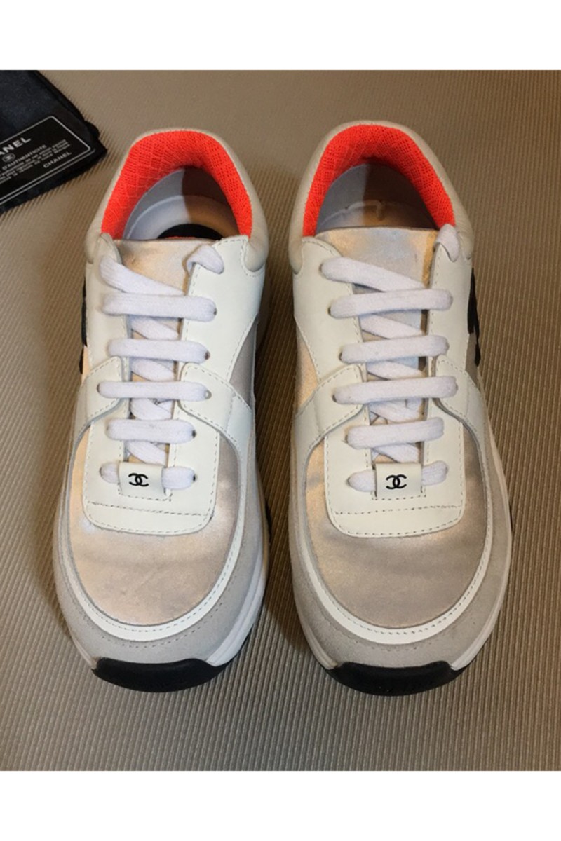 Chanel, Women's Sneaker, Beige