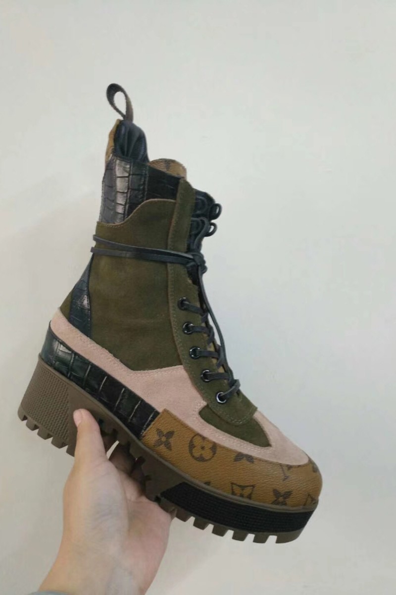 Louis Vuitton, Women's Boot, Khaki