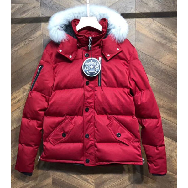 Moose Knuckles, 3Q , Men's Puffer Jacket, Red