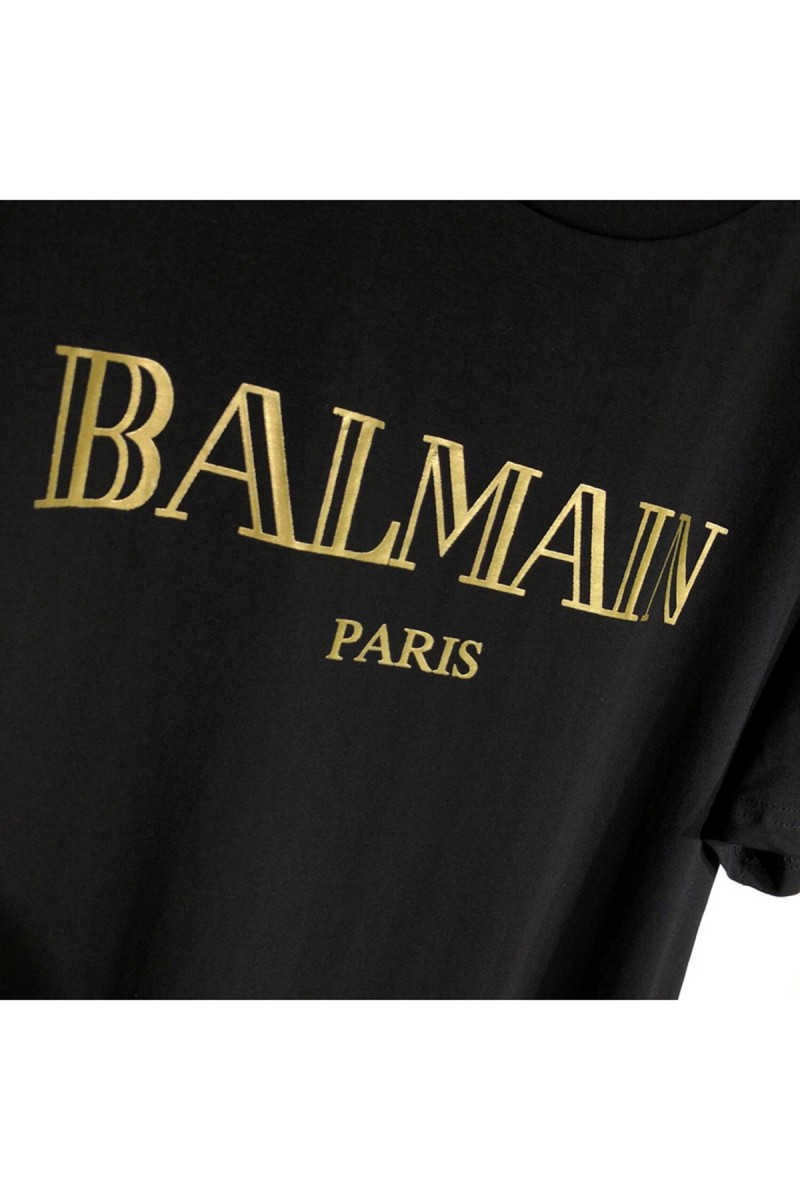 Balmain, Women's T-Shirt, Black