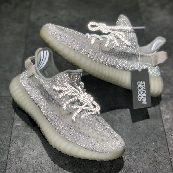 Adidas, Yeezy, Men's Sneaker, Reflective, White