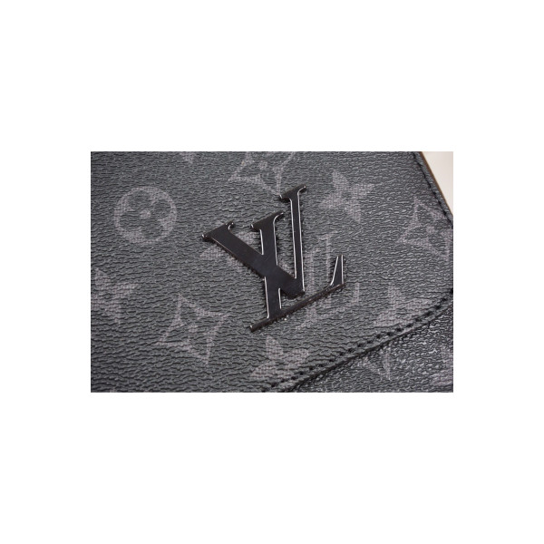 Louis Vuitton, District, Heren Tas, Zwart