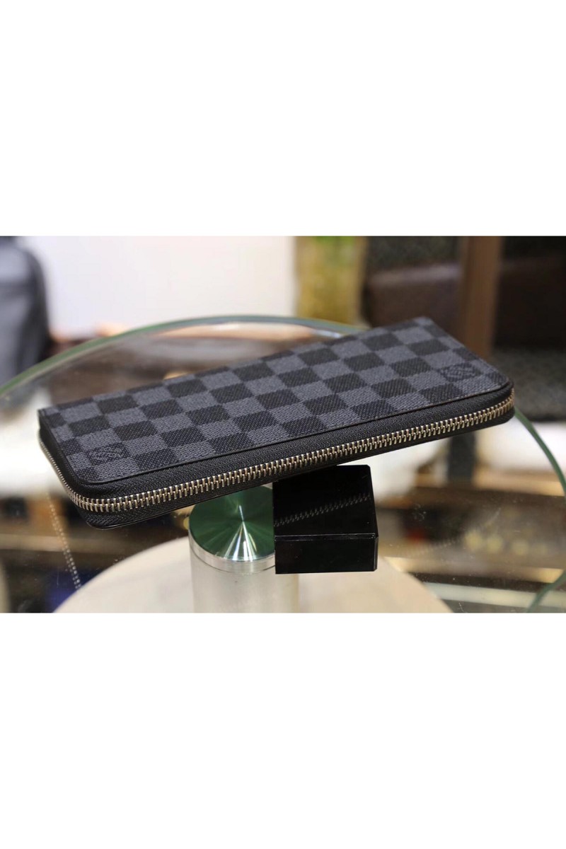 Louis Vuitton, Long Wallet, Damier Graphite