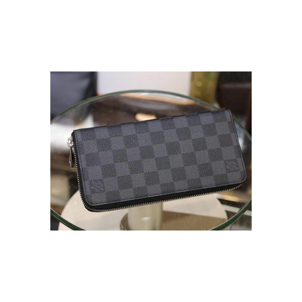 Louis Vuitton, Long Wallet, Damier Graphite