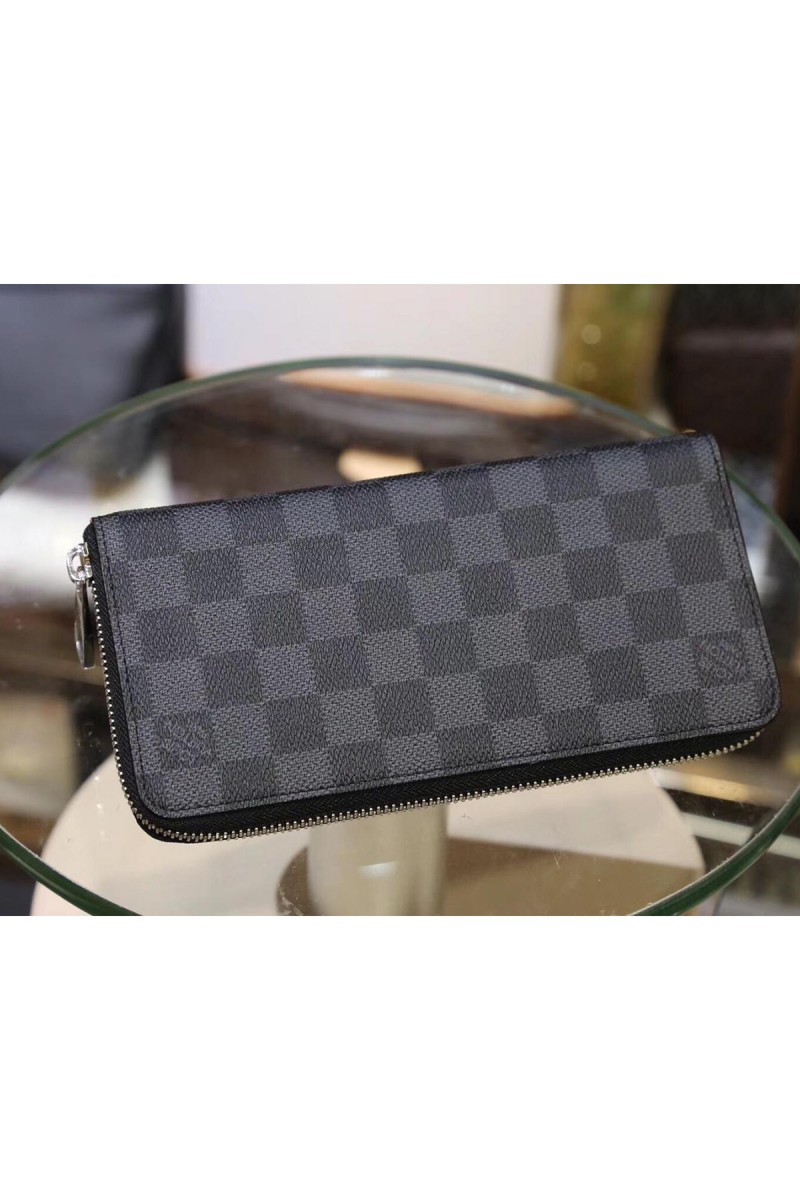 Louis Vuitton, Long Wallet, Damier Graphite