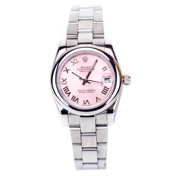 Rolex, Women's Watch, Date Just, Silver Pink