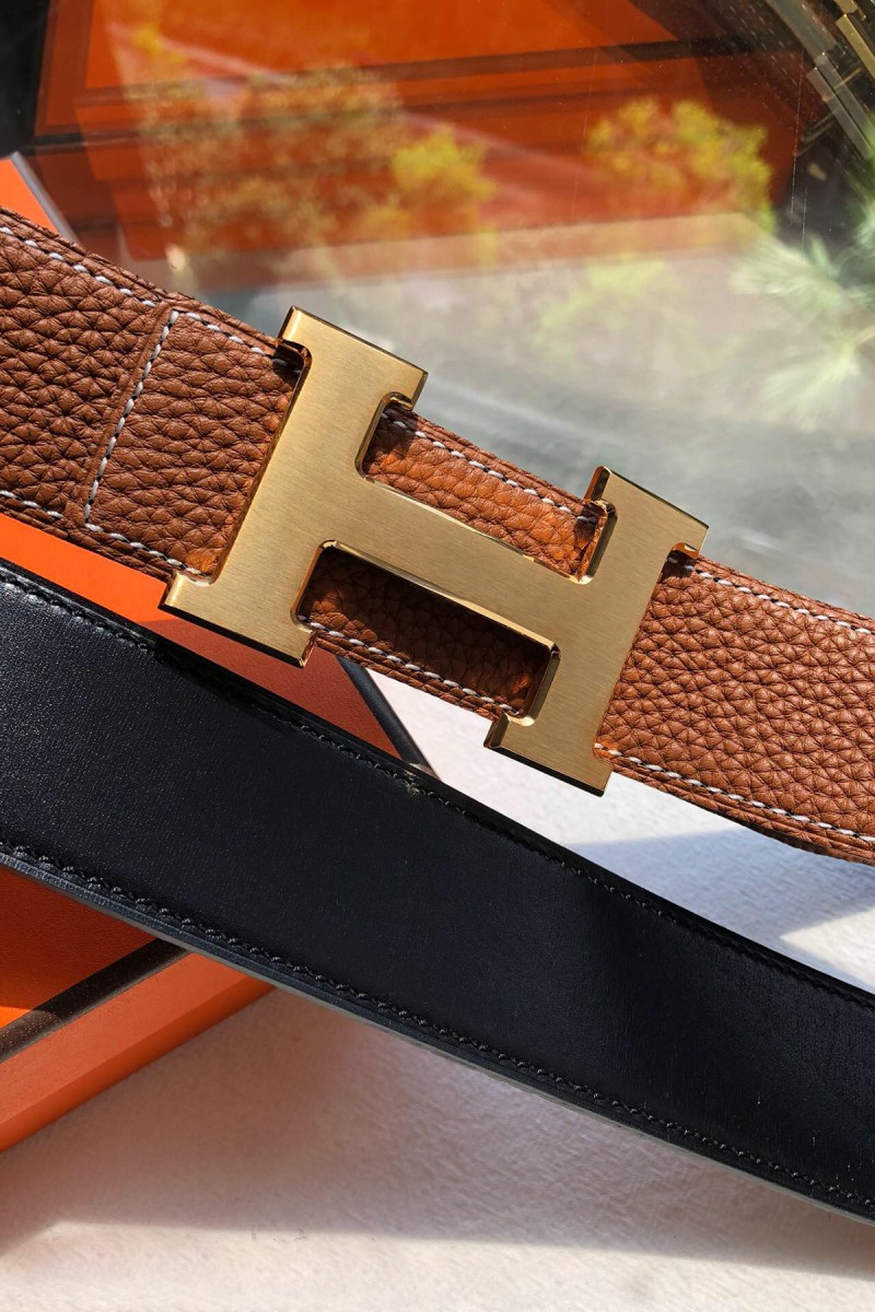 Hermes, Men's Belt, Brown