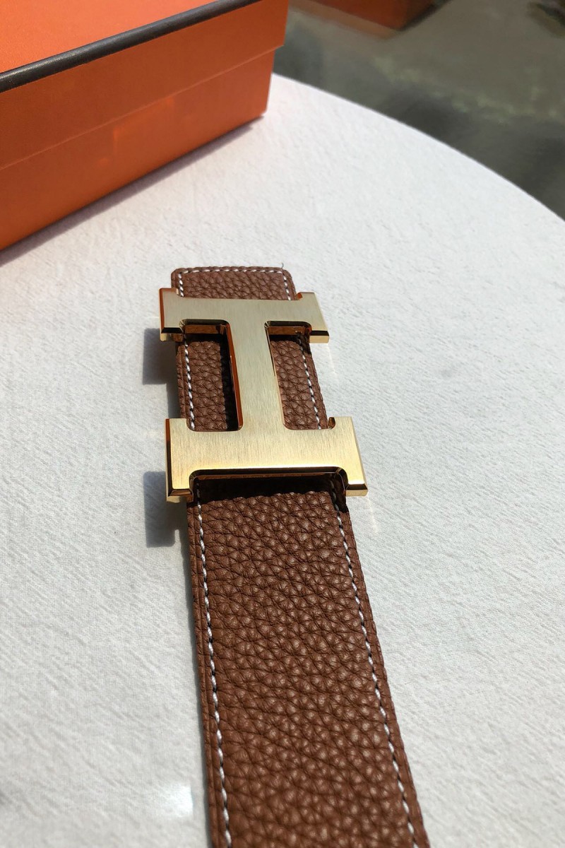 Hermes, Men's Belt, Brown