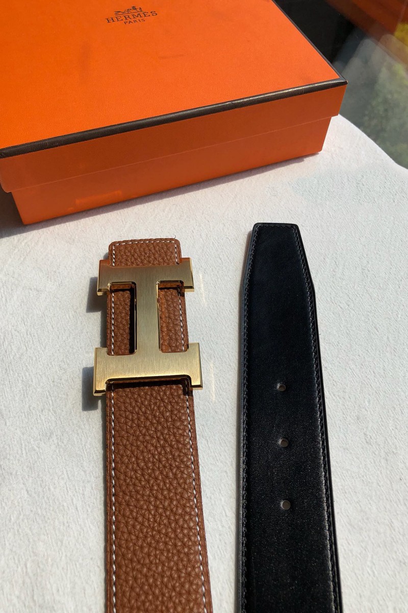 Hermes, Men's Belt, Brown