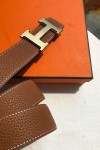 Hermes, Men's Belt, Brown