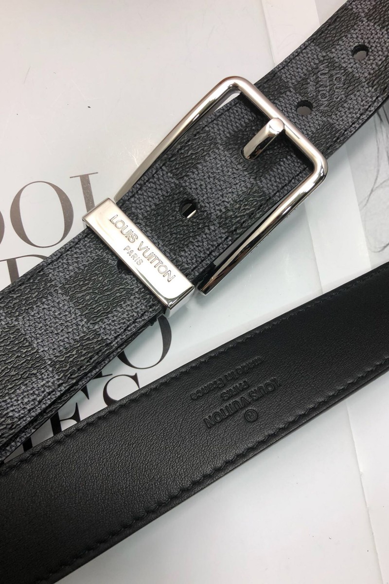 Louis Vuitton, Men's Belt, Navy