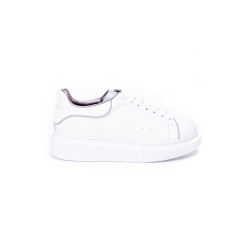 Alexander Mcqueen, Men's Oversized Sneaker, Reflective, White