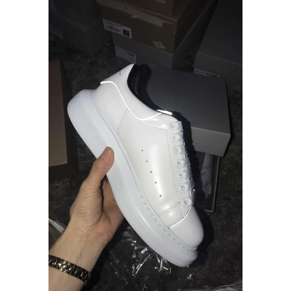Alexander Mcqueen, Women's Oversized Sneaker, Reflective, White