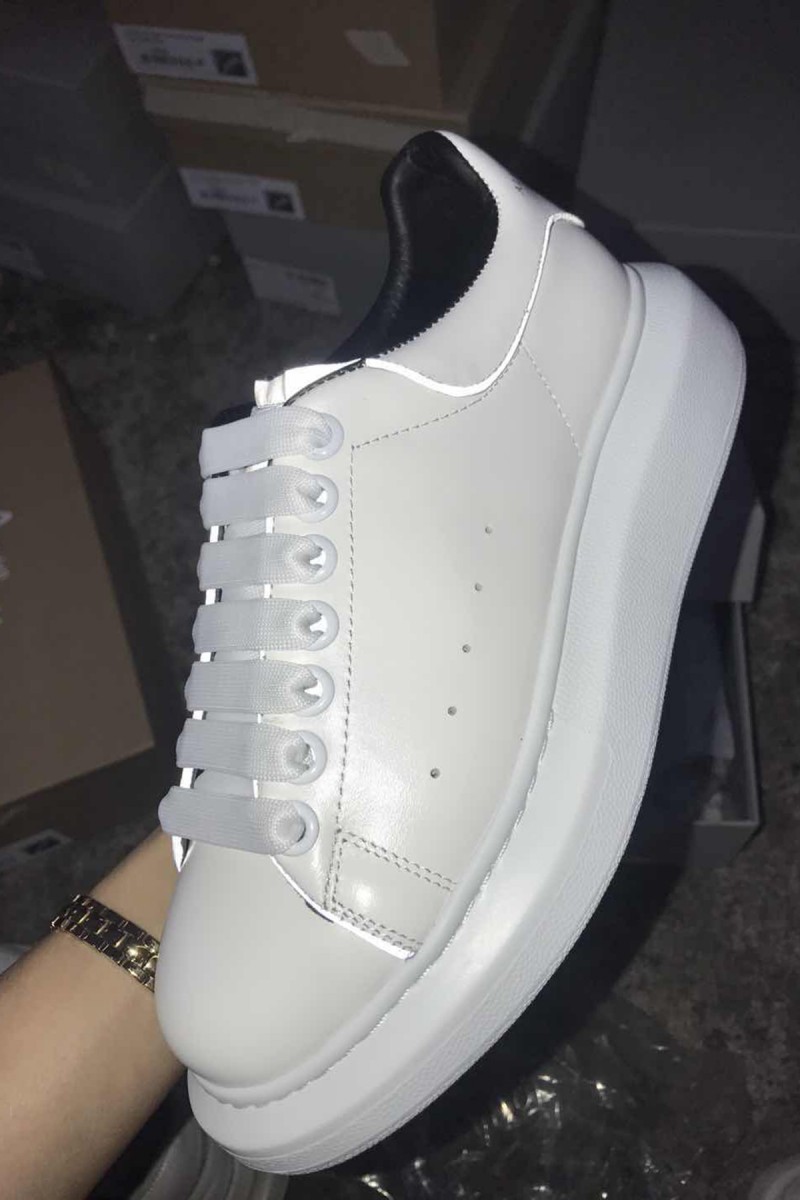 Alexander Mcqueen, Women's Oversized Sneaker, Reflective, White