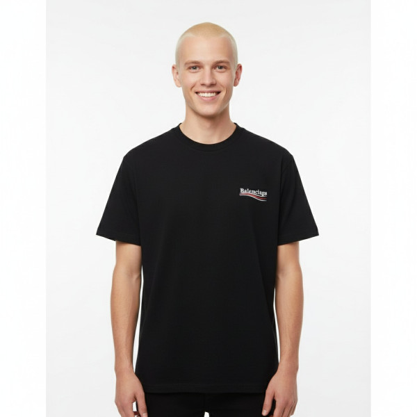 Balenciaga, Men's T-Shirt, Black
