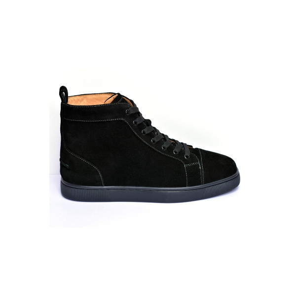 Christian Louboutin, Men's High Top Sneaker, Black