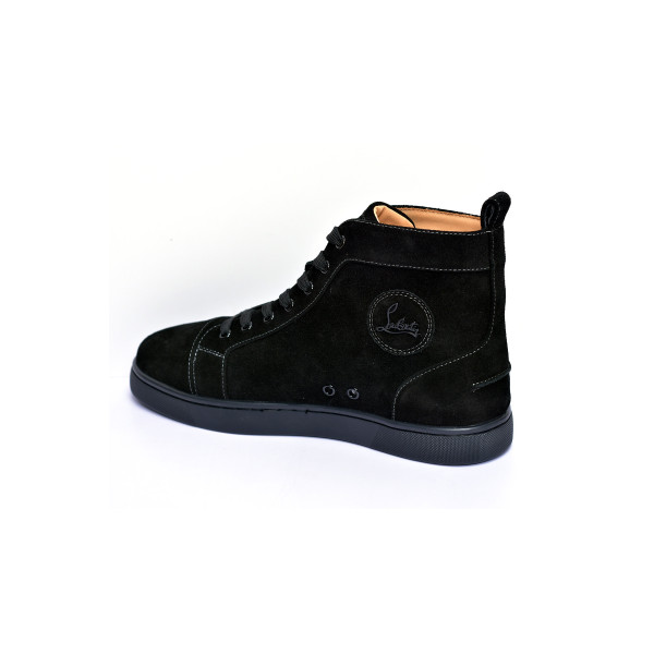Christian Louboutin, Men's High Top Sneaker, Black