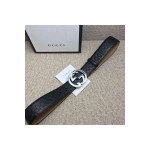 Gucci, Men's Belt, GG, Black