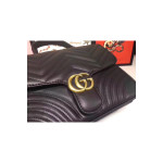 Gucci, Marmont GG, Women's Bag, Black