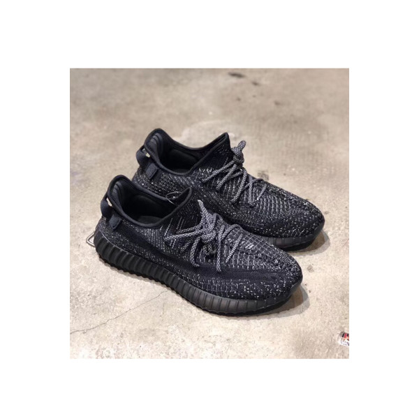 Adidas, Yeezy 350, Women's Sneaker, Reflective, Black