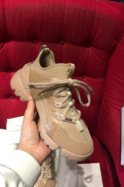 Christian Dior, D-Connect, Women's Sneaker, Camel