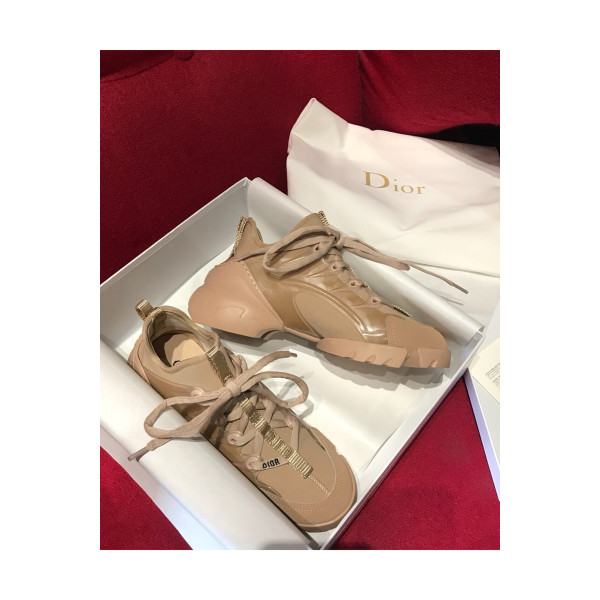 Christian Dior, D-Connect, Women's Sneaker, Camel