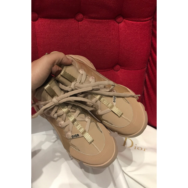 Christian Dior, D-Connect, Women's Sneaker, Camel