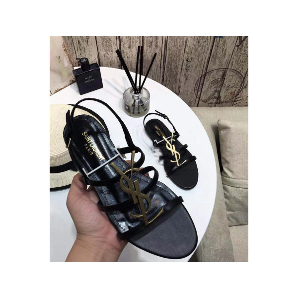 Yves Saint Laurent, Women's Sandals, Black