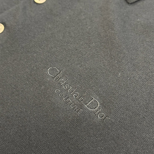 Christian Dior, Men's Polo, Black Size S