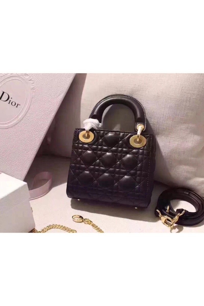 Christian Dior, Women's Bag, Matte, Gold/Black