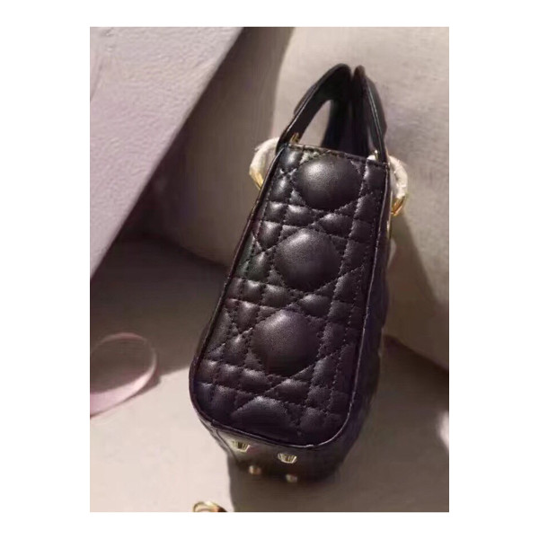 Christian Dior, Women's Bag, Matte, Gold/Black