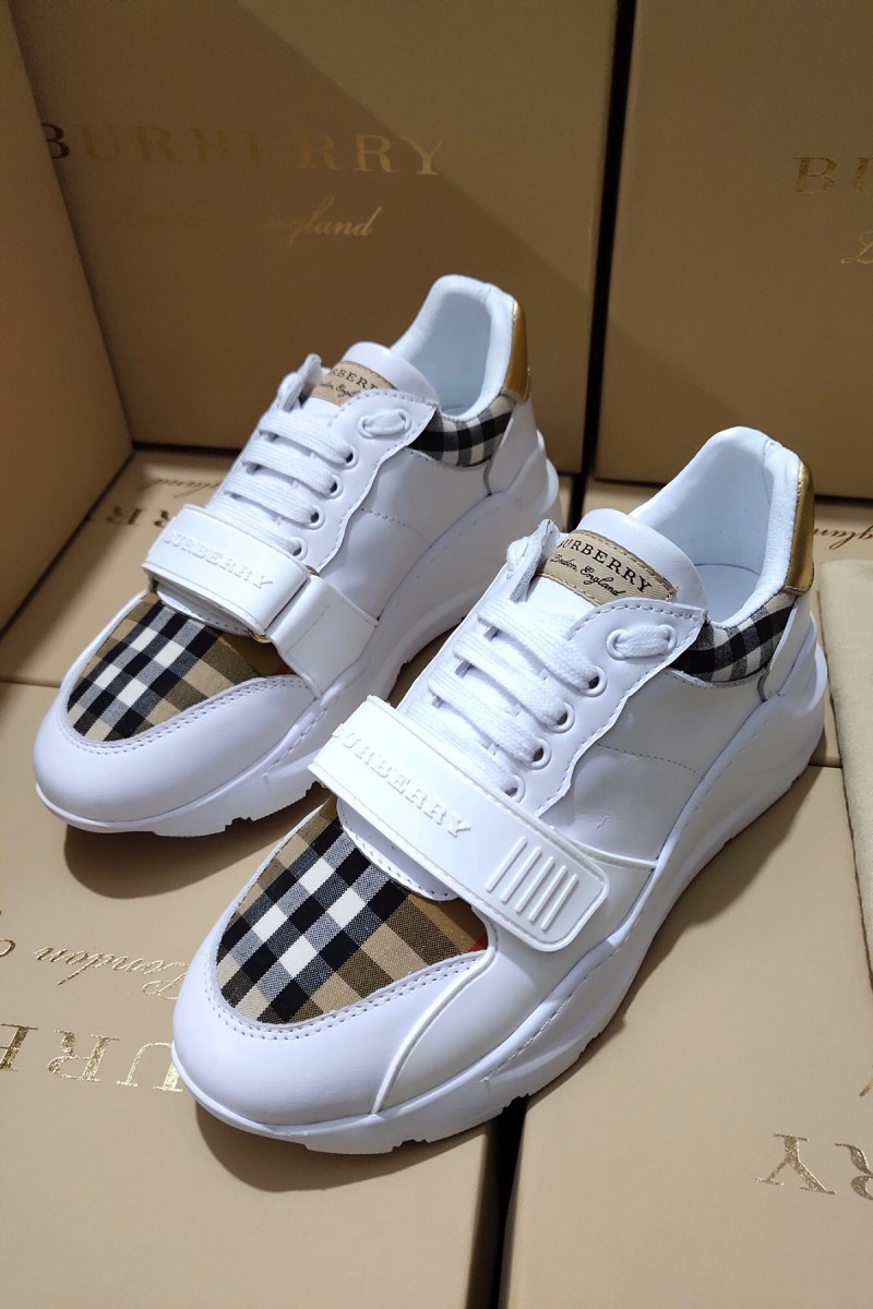 Burberry, Women's Sneaker, White