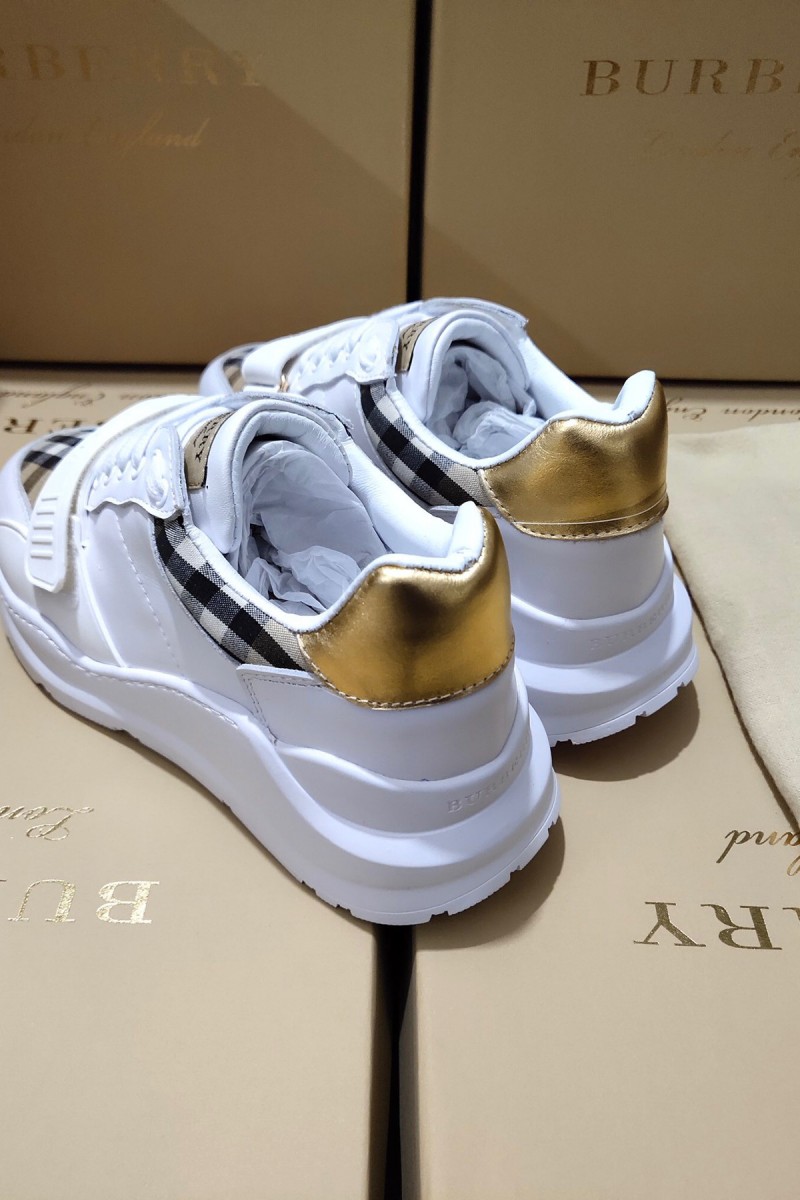 Burberry, Women's Sneaker, White