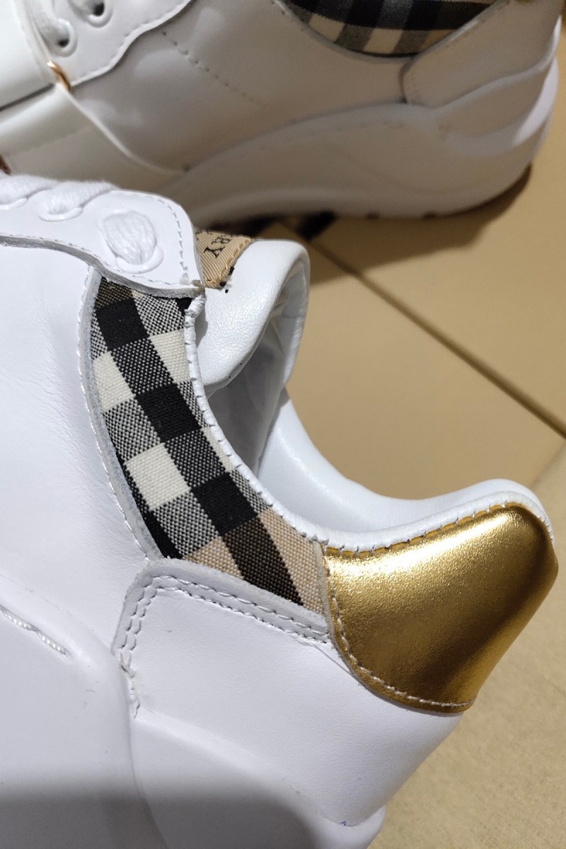 Burberry, Women's Sneaker, White