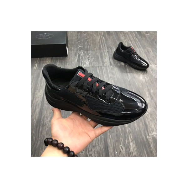 Prada, America's Cup, Men's Sneaker, Black