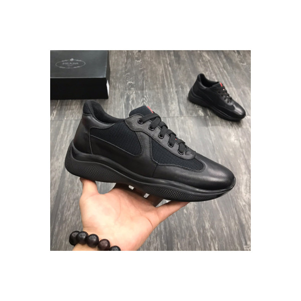 Prada, America's Cup,Men's Sneaker, Black