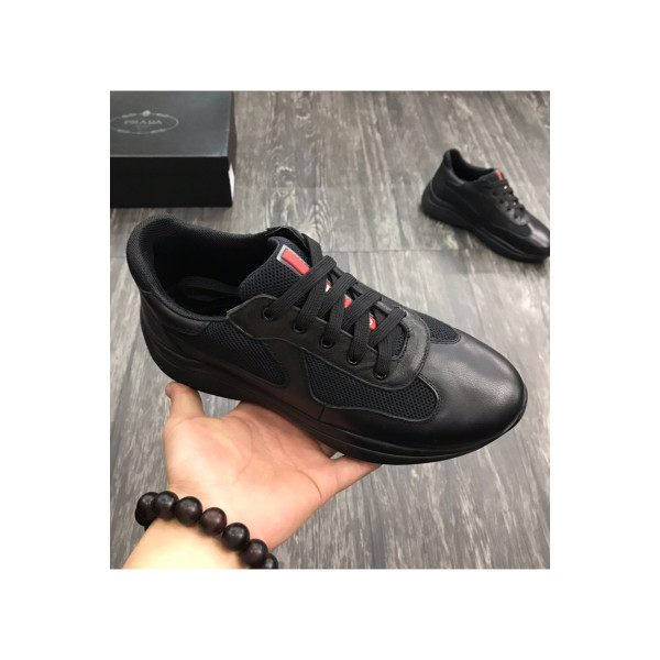 Prada, America's Cup,Men's Sneaker, Black