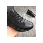 Prada, America's Cup,Men's Sneaker, Black