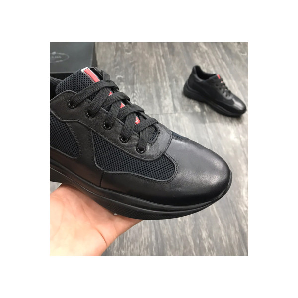 Prada, America's Cup,Men's Sneaker, Black