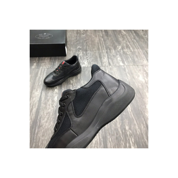 Prada, America's Cup,Men's Sneaker, Black