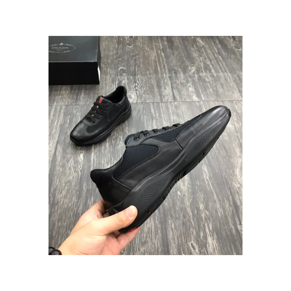 Prada, America's Cup,Men's Sneaker, Black