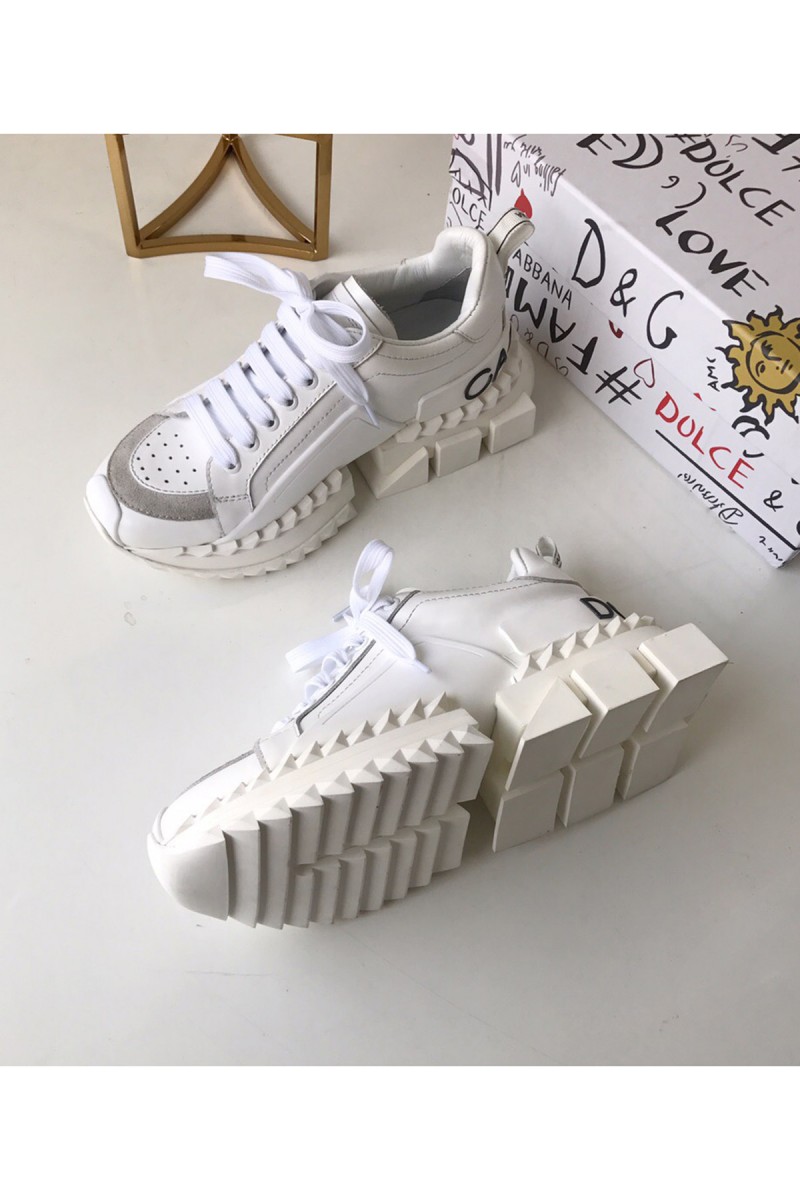 Dolce Gabbana, Women's Sneaker, White