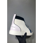 Christian Louboutin, Men's High Top Sneaker, White