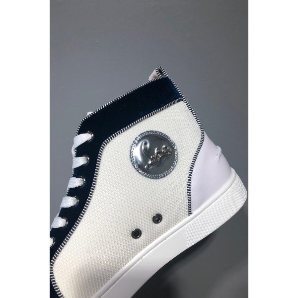 Christian Louboutin, Men's High Top Sneaker, White
