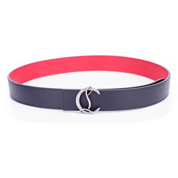 Christian Louboutin, Unisex Belt, Black