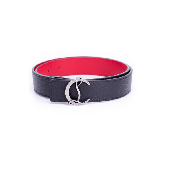 Christian Louboutin, Unisex Belt, Black