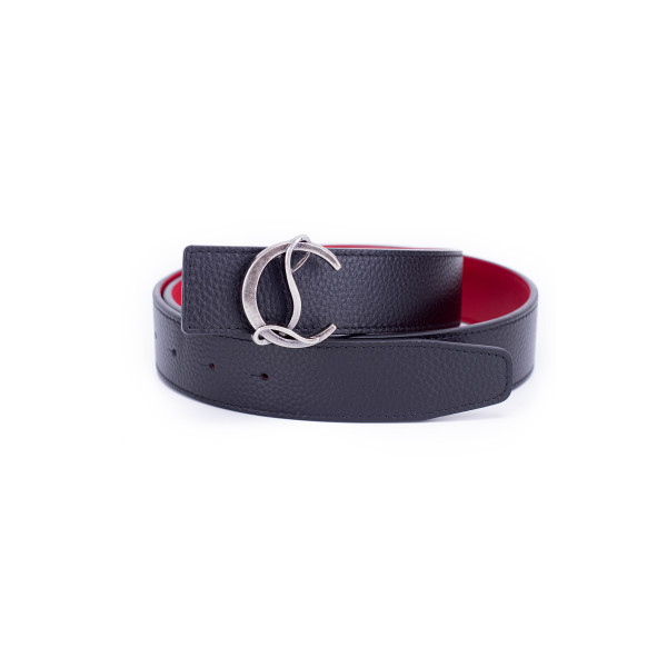 Christian Louboutin, Unisex Belt, Black