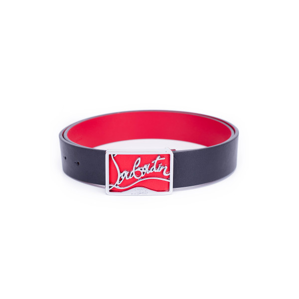 Christian Louboutin, Unisex Belt, Black